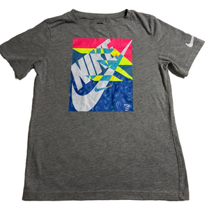 Nike 3 Brand Kid Youth Boy Large Multicolor Graphic Tee Activewear Athletic